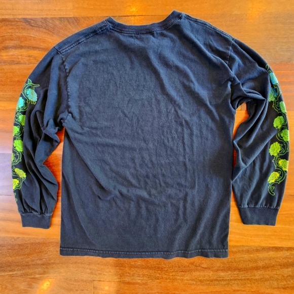 Santa Cruz Skate Alstyle Black Long Sleeve Tshirt Eric Dressen Roses Mens M - Picture 2 of 11